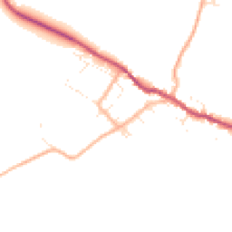 Daytime road noise heatmap for DT2 8UH