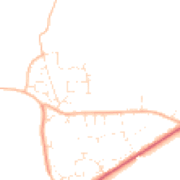 Daytime road noise heatmap for DT2 8WJ