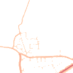 Daytime road noise heatmap for DT2 8WT