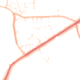 Daytime road noise heatmap for DT2 8ZH