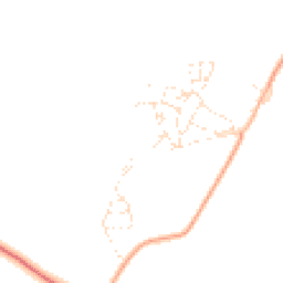 Daytime road noise heatmap for DT2 9FN