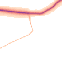 Daytime road noise heatmap for DT2 9HE