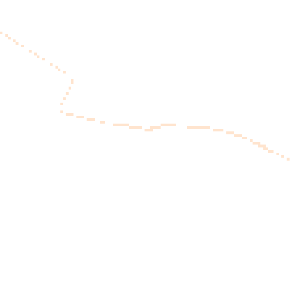 Night-time road noise heatmap for DT2 9LE