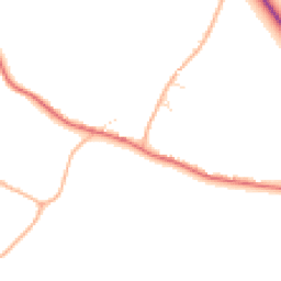 Daytime road noise heatmap for DT2 9ND
