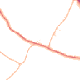 Daytime road noise heatmap for DT2 9NE