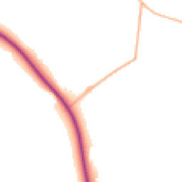 Daytime road noise heatmap for DT2 9PW
