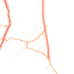 Daytime road noise heatmap for DT2 9QF