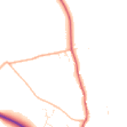 Daytime road noise heatmap for DT2 9RW