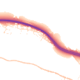 Daytime road noise heatmap for DT2 9TS
