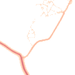 Daytime road noise heatmap for DT2 9XT
