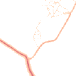 Daytime road noise heatmap for DT2 9XY