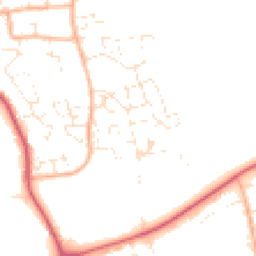 Daytime road noise heatmap for DT3 4AG