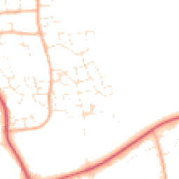 Daytime road noise heatmap for DT3 4AH