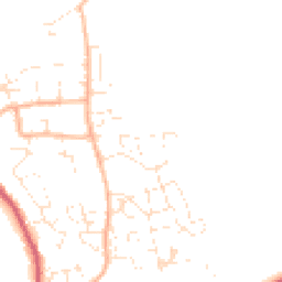 Daytime road noise heatmap for DT3 4AN
