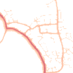 Daytime road noise heatmap for DT3 4AS