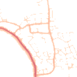 Daytime road noise heatmap for DT3 4AT