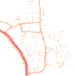 Daytime road noise heatmap for DT3 4AU