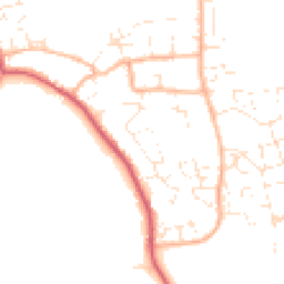 Daytime road noise heatmap for DT3 4AY
