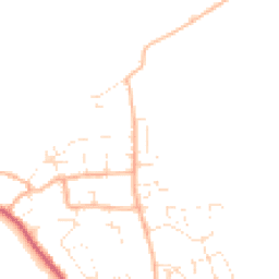Daytime road noise heatmap for DT3 4BA