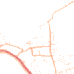 Daytime road noise heatmap for DT3 4BD