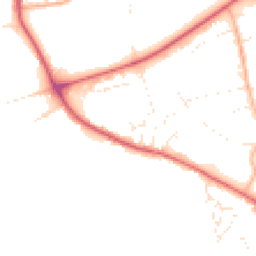 Daytime road noise heatmap for DT3 4DB