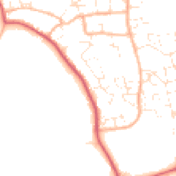 Daytime road noise heatmap for DT3 4DH