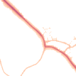 Daytime road noise heatmap for DT3 4DL