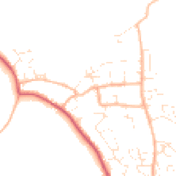 Daytime road noise heatmap for DT3 4DS