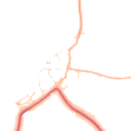 Daytime road noise heatmap for DT3 4ET