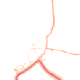 Daytime road noise heatmap for DT3 4EZ