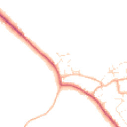 Daytime road noise heatmap for DT3 4FJ