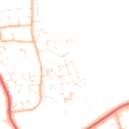 Daytime road noise heatmap for DT3 4FQ