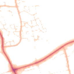 Daytime road noise heatmap for DT3 4FR