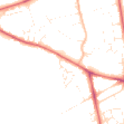 Daytime road noise heatmap for DT3 4FX
