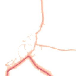 Daytime road noise heatmap for DT3 4FY