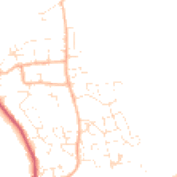 Daytime road noise heatmap for DT3 4FZ