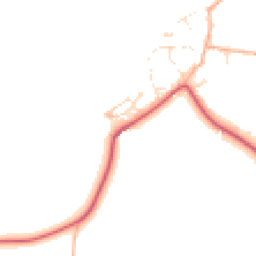 Daytime road noise heatmap for DT3 4HE