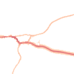 Daytime road noise heatmap for DT3 4JW