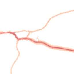 Daytime road noise heatmap for DT3 4LD