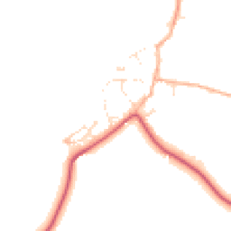Daytime road noise heatmap for DT3 4LH