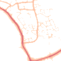 Daytime road noise heatmap for DT3 4NA