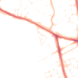Daytime road noise heatmap for DT3 4NU