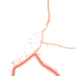 Daytime road noise heatmap for DT3 4PH