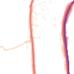 Daytime road noise heatmap for DT3 5DG
