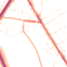 Daytime road noise heatmap for DT3 5ET