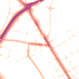 Daytime road noise heatmap for DT3 5HP