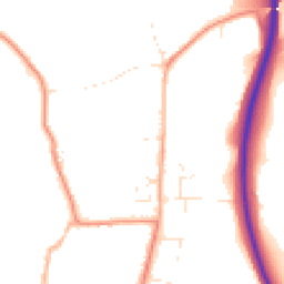 Daytime road noise heatmap for DT3 5LY