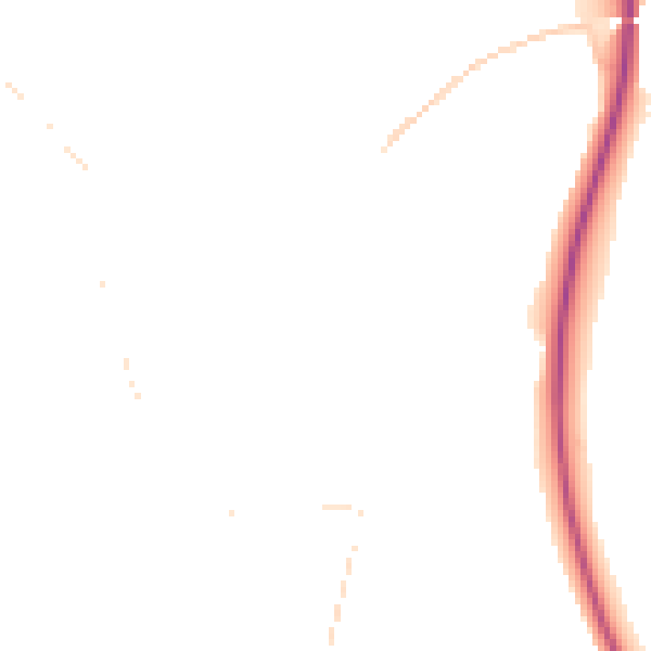 Night-time road noise heatmap for DT3 5LY