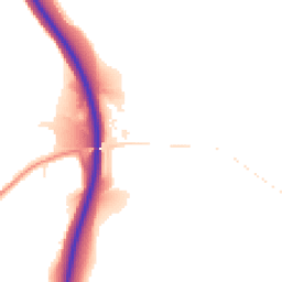 Daytime road noise heatmap for DT3 5PS