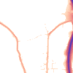 Daytime road noise heatmap for DT3 5QF